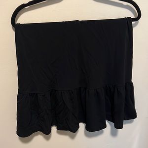 Vintage black GAP ruffle mini skirt